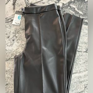 FAUX LEATHER PANTS